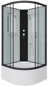Душевая кабина Niagara Classic NG-6707-14BK / NG-6708-14BK, 80х80/прозрачный