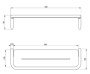 Полка Deante Silia Gold BR ADI R511