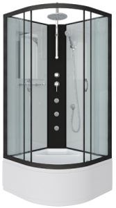 Душевая кабина Niagara Classic NG-6707-14BKTG / NG-6708-14BKTG, 80х80/прозрачный