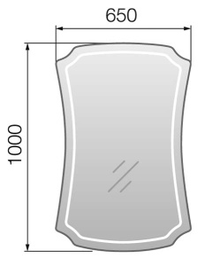 Зеркало 1Marka Neoclassic 2