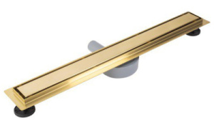 Душевой трап Rea Neox Pro Gold Matt двусторонний 60 / 70 / 80 / 90, 60 см