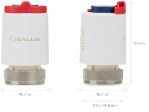 Сервопривод термоэлектрический SALUS SMART HOME T30 NC 230 (Польша)