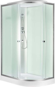 Душевая кабина Saniteco SN-120WL / SN-120WR, 80х120 R, матовый