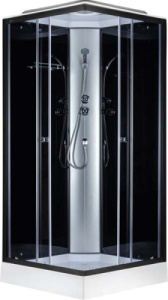 Душевая кабина Saniteco SN-280B / SN-290B, 80х80/тонированный