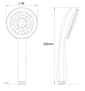 Душевая лейка AV Engineering AVSSS-056