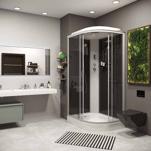 Душевая кабина Niagara Classic NG-3512-14P, 120х80, тонированный