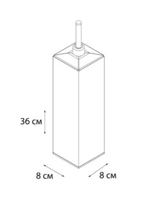 Ершик для унитаза Fixsen Kvadro FX-446