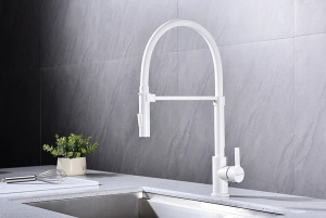 Смеситель для кухонной мойки Paulmark Halt Ha214021-431(WH)