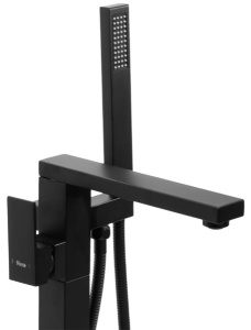 Смеситель для ванны Rea Tery black REA-B5304 напольный