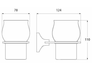 Стакан Iddis Leaf LEASBC1I45