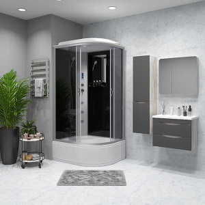Душевая кабина Niagara Classic NG-2510-14F (NG-3520-14), 120х80, тонированный
