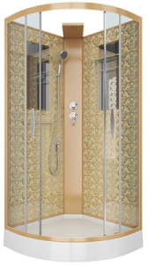 Душевая кабина Niagara NG-7715GBK, 90х90, прозрачный