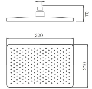Верхний душ Splenka S451.52