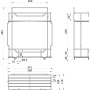 Полка Milardo Grid GRICS2BM44