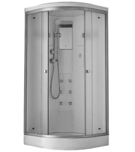Душевая кабина Timo Standart T-5509 Г/М с гидромассажем, 90х90, матовый