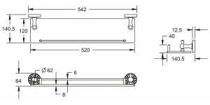 Полка Rose RG1019Q