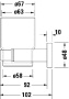 Стакан Duravit D-Code 0099191000 / 0099201000