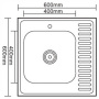 Кухонная мойка Ledeme L76060-L / L76060-R