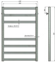 Полотенцесушитель Stinox Maxima нижнее подключение 1 дюйм