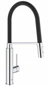 Смеситель для кухонной мойки Grohe Concetto 31491000 / 31491DC0, хром, черный