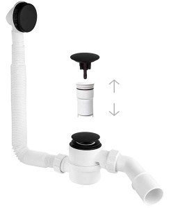 Сифон для ванны McAlpine MRB11-MBL