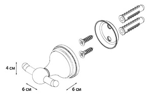 Крючок Fixsen Laguna GR-7805