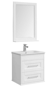 Комплект мебели Aquanet Бостон М 60 / 80 / 100 Flat, 100, белый матовый