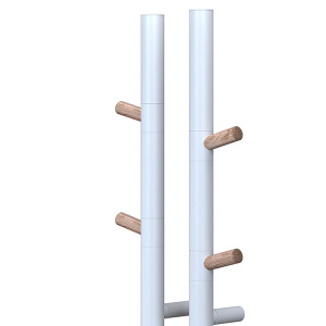 Полотенцесушитель Gloss&Reiter Э2 DUOFIT.E2.L.25x140.H4.White-Wood электрический (таймер)