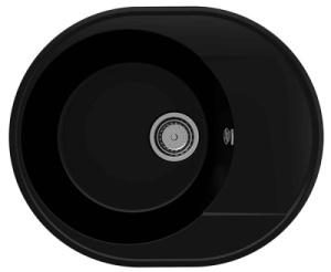 Кухонная мойка Ulgran Quartz Nora 585, 59х49, уголь