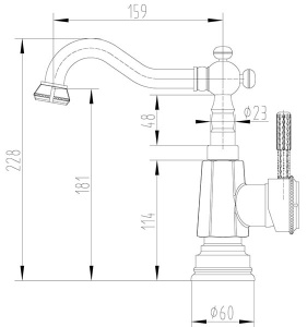 Смеситель для кухонной мойки Lemark Jasmin LM6604ORB