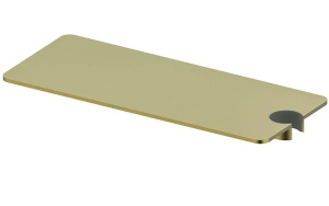 Полка Ganzer GZ0035-S / GZ0035-R с держателем для лейки, золото матовое