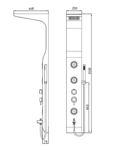 Гидромассажная панель RGW SP-01
