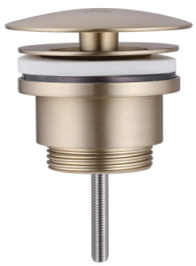 Донный клапан Abber Bequem AF0012G / AF0012RG, золото матовое