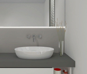 Умывальник Villeroy & Boch Artis 61х41, 61х41, белый