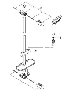 Душевой гарнитур Grohe Euphoria 110 Моno 27267001