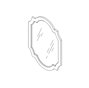 Зеркало Caprigo Windsor 80 14030-L813