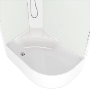 Душевая кабина Domani-Spa Delight 128 high матовая, 120х80 L, матовый