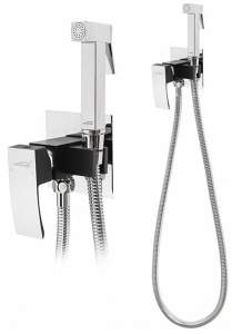 Смеситель встраиваемый Hansberge H3077BC с гигиеническим душем