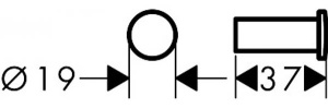 Крючок Hansgrohe Logis Universal 41711000