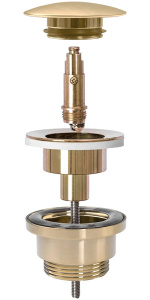Донный клапан Rea Gold Matt REA-A8585 Click Clack