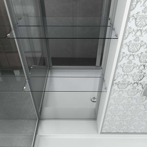 Душевая кабина Niagara NG-7713WL / NG-7713WR, 120х82 L, прозрачный