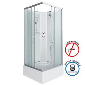 Душевая кабина Niagara Classic NG-1108-14BK, 90х90, матовый
