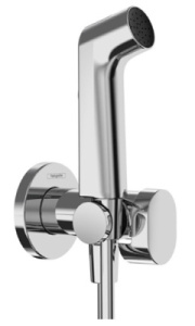 Гигиеническая лейка Hansgrohe Bidette 1jet S EcoSmart+ 29232000, хром