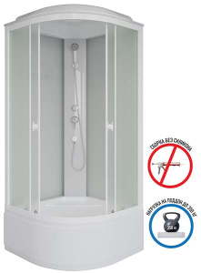Душевая кабина Niagara Promo P80/40/MT / P100/40/MT, 100х100, матовый
