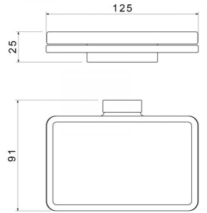 Мыльница Timo Torne 43022/00