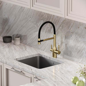 Смеситель для кухонной мойки Sancos Garda SC4009BG с подключением к фильтру воды