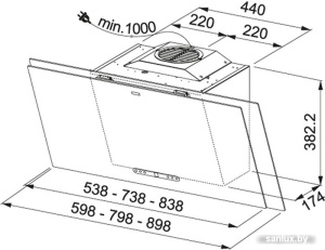Кухонная вытяжка Franke Maris 2.0 FMA 2.0 807 WH 330.0549.977 фото 1
