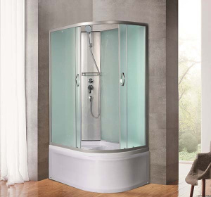 Душевая кабина River Nara XL 44 МТ без крыши, 100х80, матовый