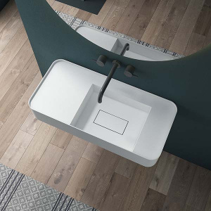 Умывальник Vincea Solid Surface VWB-6S480MW / VWB-6S412MW, 80х40
