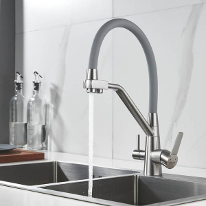 Смеситель для кухонной мойки Shevanik S968L с подключением к фильтру воды